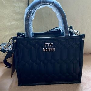 NWT - Steve Madden Bniko Tote Bag - Black